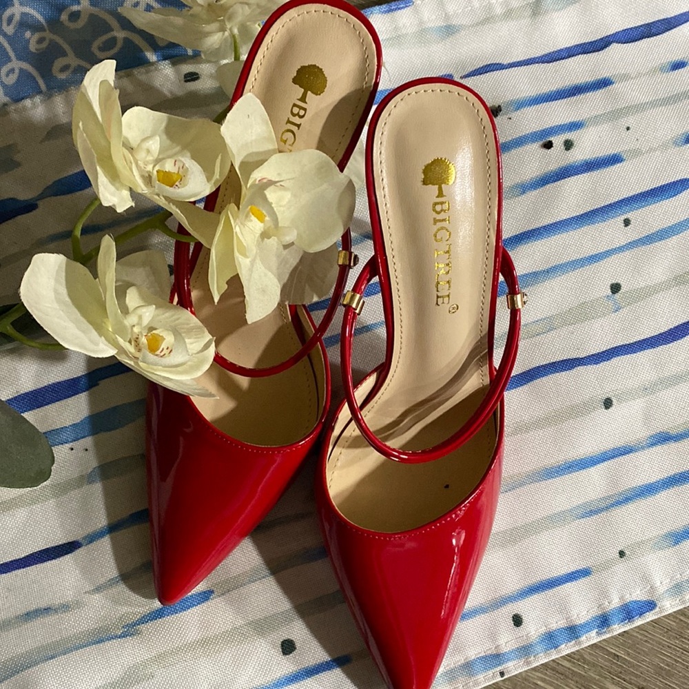 Big tree size US 9 Red heels